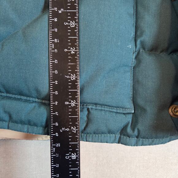 Vintage Eddie Bauer Goose Down Vest XL Made in USA Green Expedition 70s 80s - Picture 14 of 16